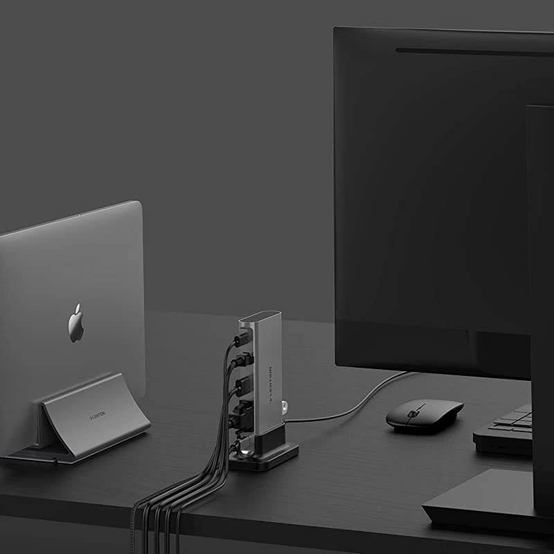 USB C Docking Station with 100W Power Delivery 4K HDMI VGA Gigabit Ethernet Card Reader USB 30 Aux Adapter for 20202016 MacBook Pro New Mac AirSurface More CBD55 Space Gray