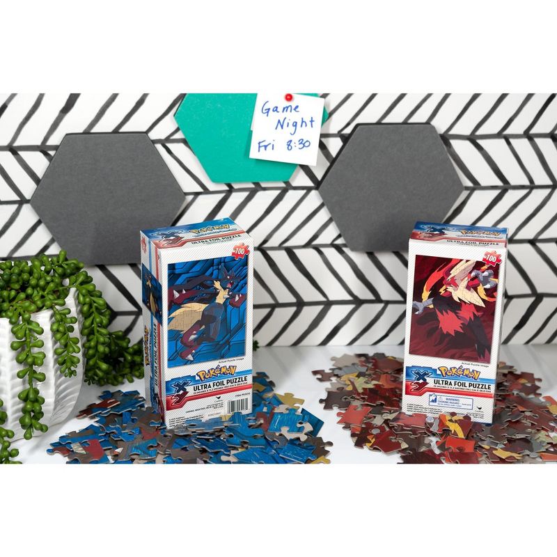 Cardinal Pokemon XY VS Series Ultra Foil 100 Piece Jigsaw Puzzle Set | Includes 2 Puzzles