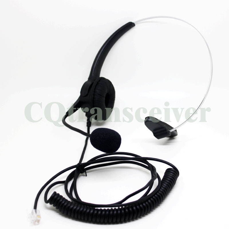 CQtransceiver Comfortable Landline Wired Telephone Mono Headset RJ9 Connector for MITEL 5000IP 5010 5020 5020i 5040i