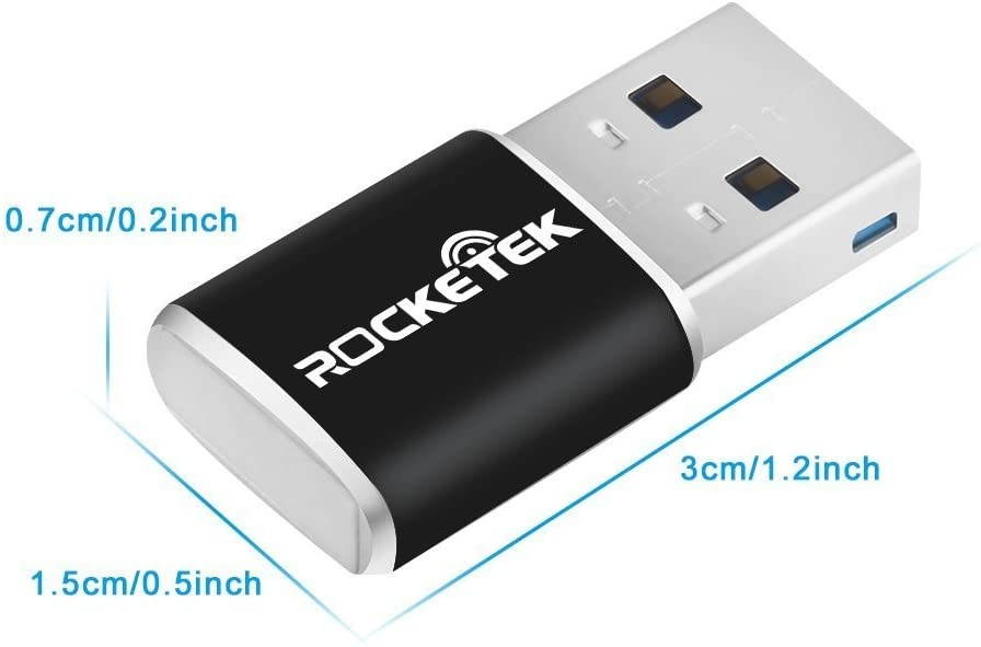 Rocketek Aluminum USB 3.0 Portable Memory Card Reader Adapter for Micro SD Card/TF Card Reader Adapter
