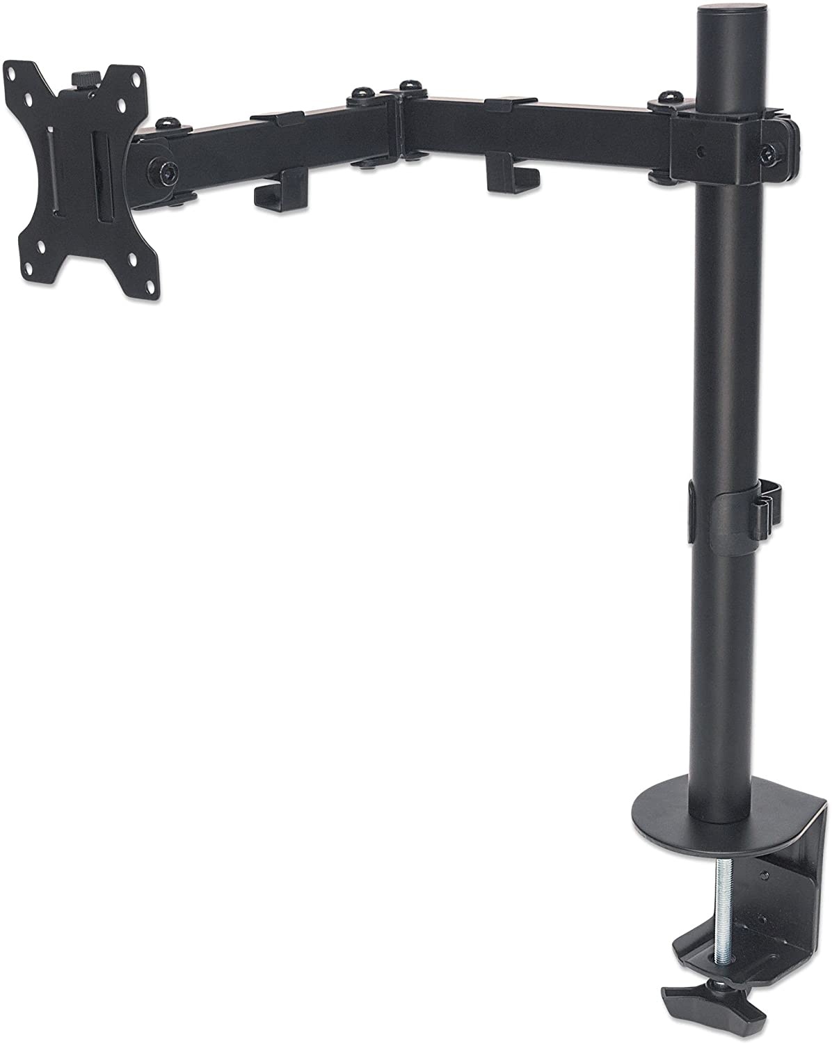 Manhattan 461542 Clamp Mount For Lcd Monitor - Black