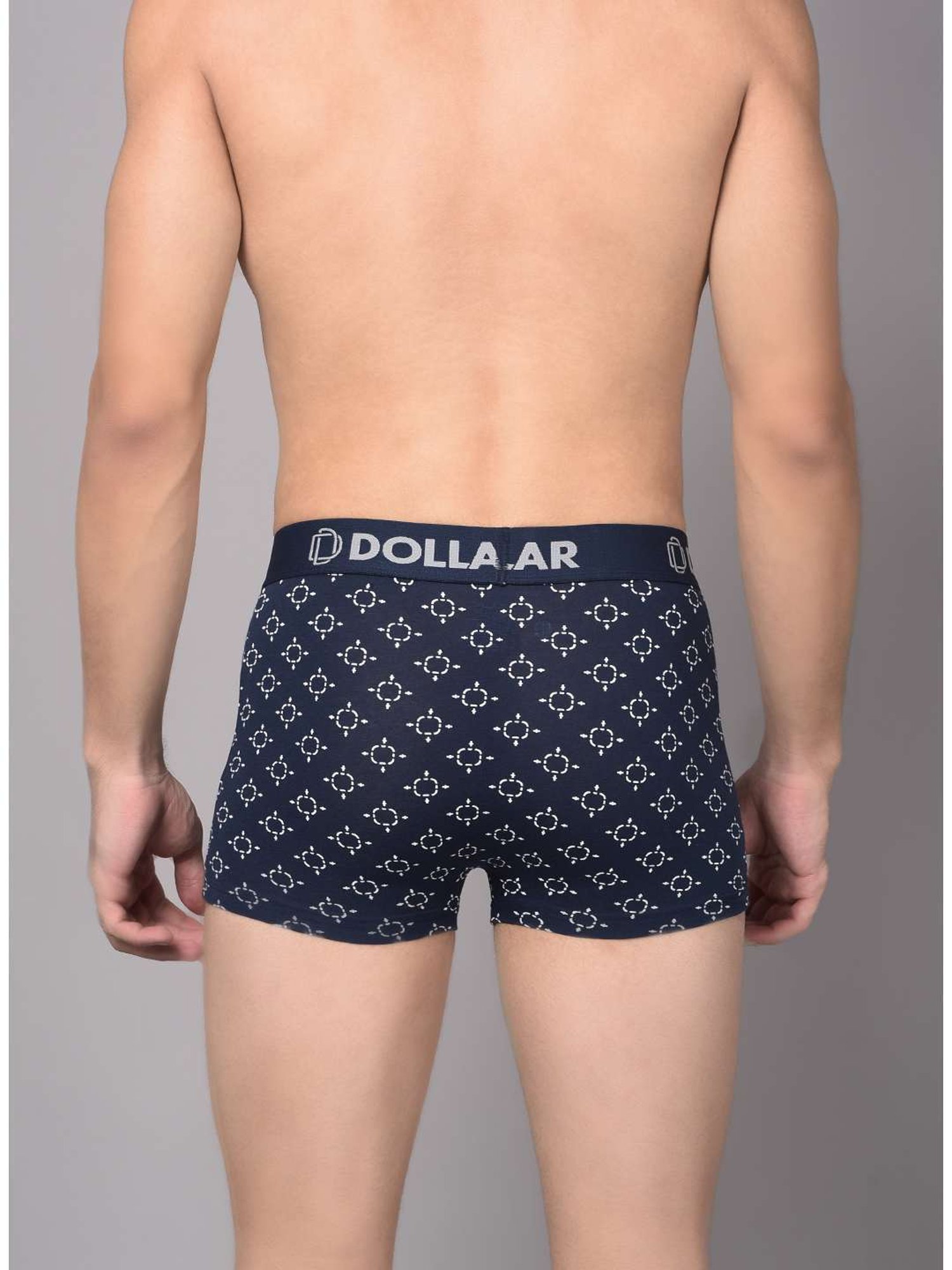 Dollar Bigboss Assorted Cotton Regular Fit Printed Trunks - Pack Of 2