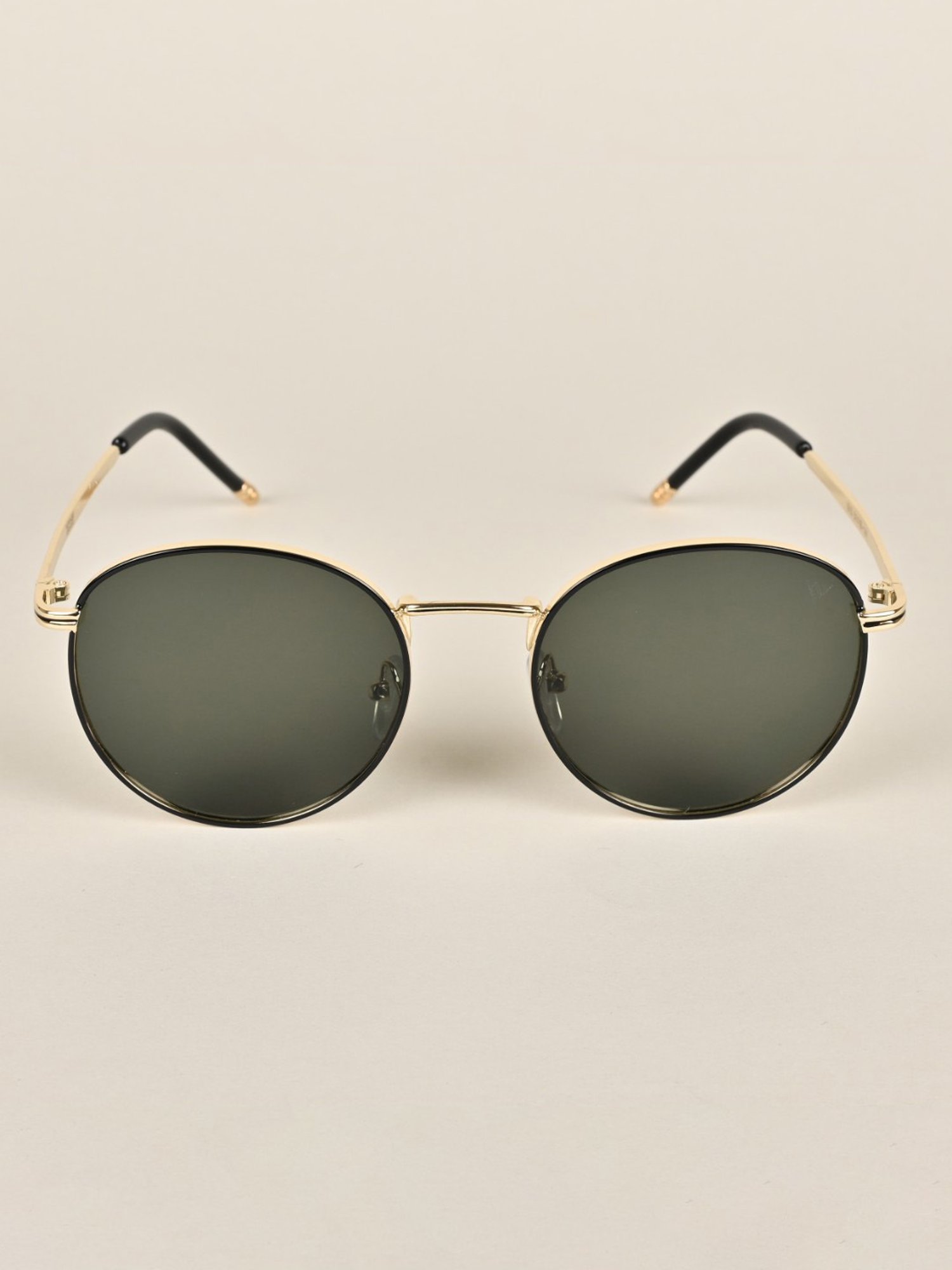 Voyage Green Round UV Protection Unisex Sunglasses