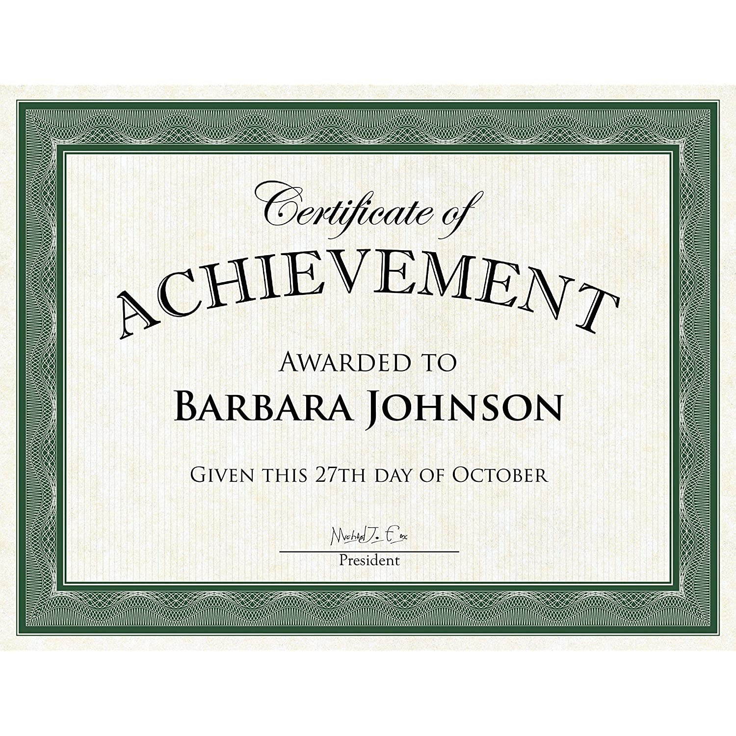 Geographics Assorted Traditional Card Stock Certificates,8.5 x 11", 40/Pack (48669)