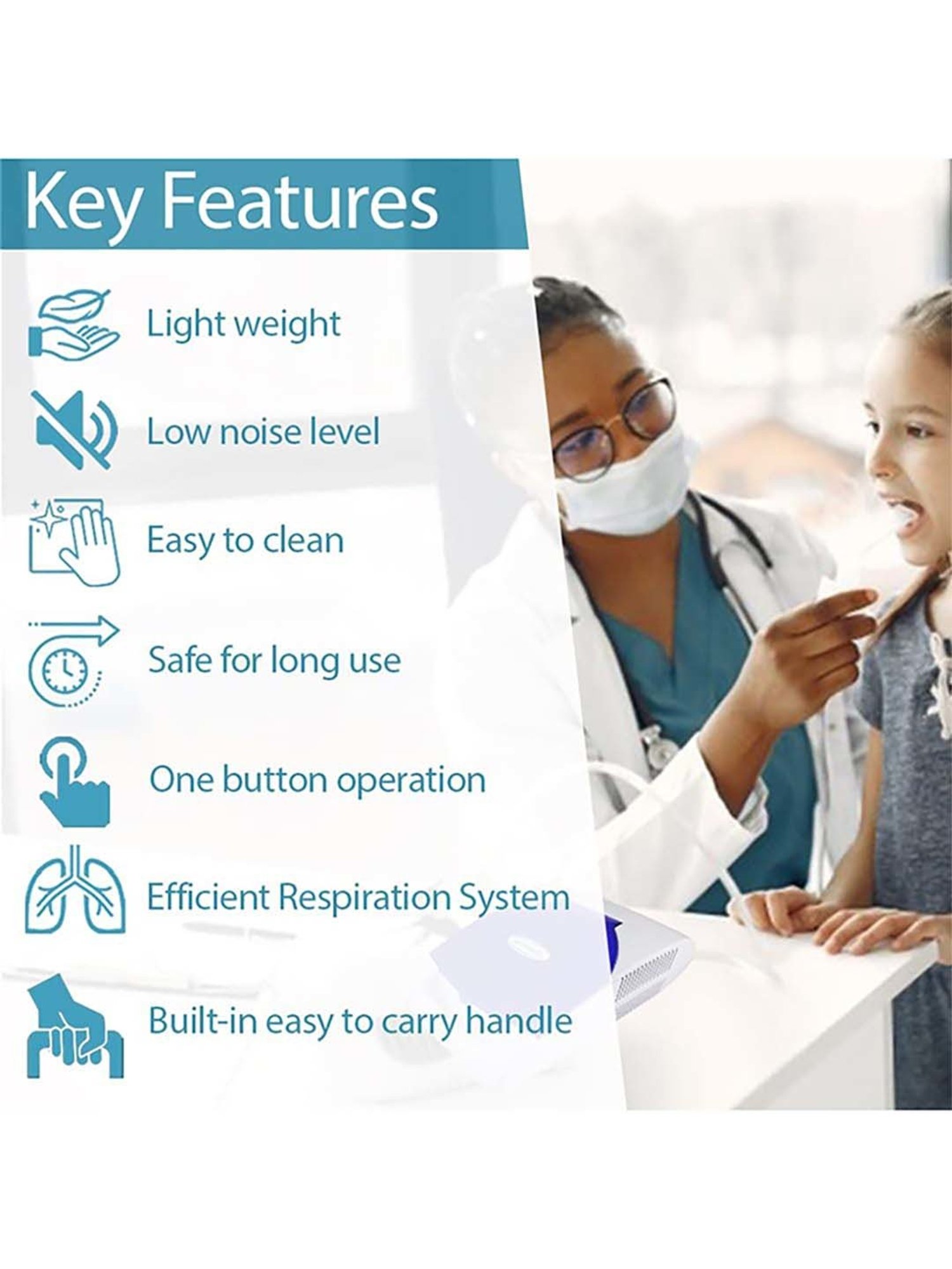 Ozocheck Compressor Nebulizer (White)