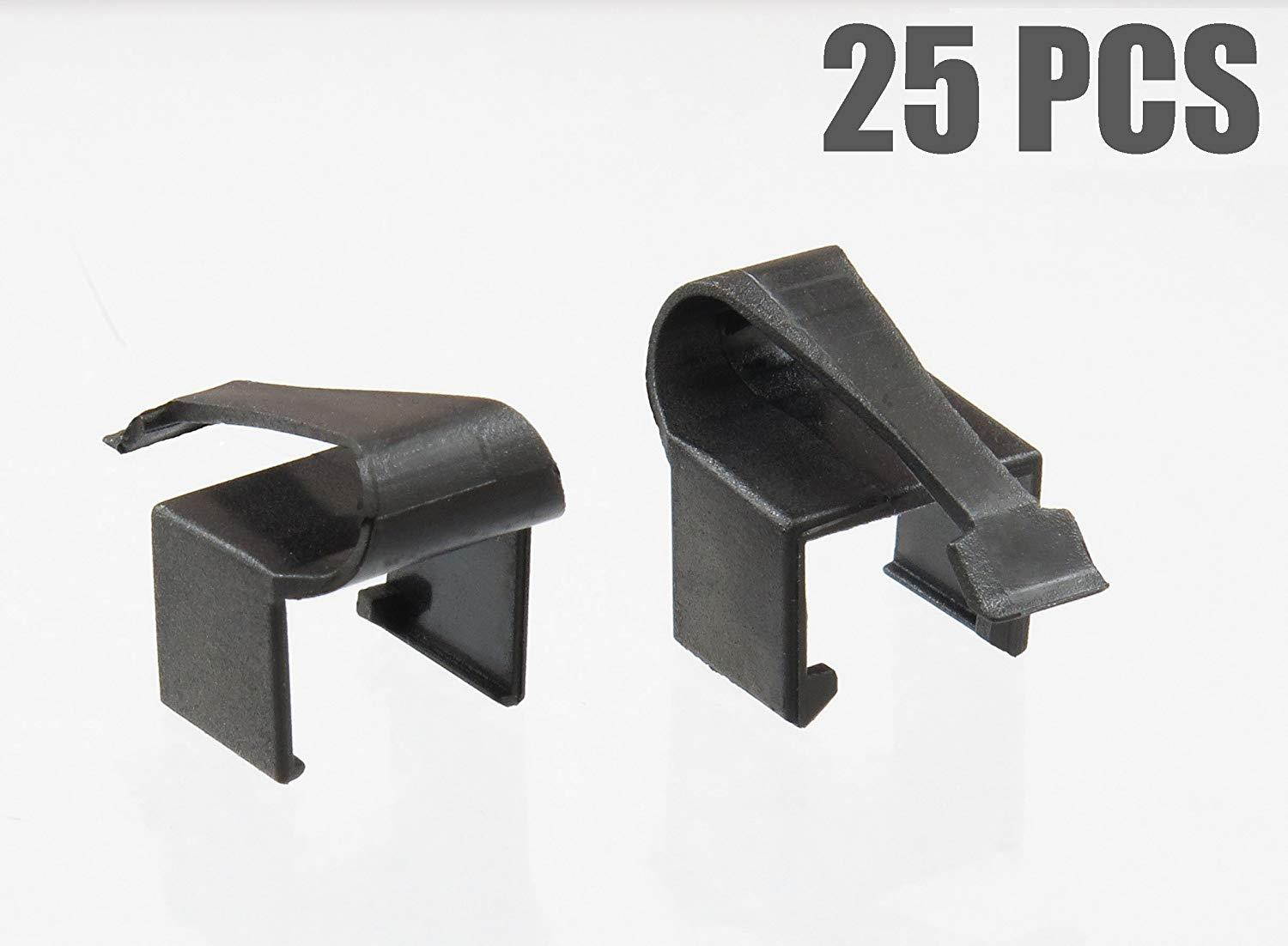 RJCLIP - Broken RJ45 Connector Solution (25 PCS) (Black)