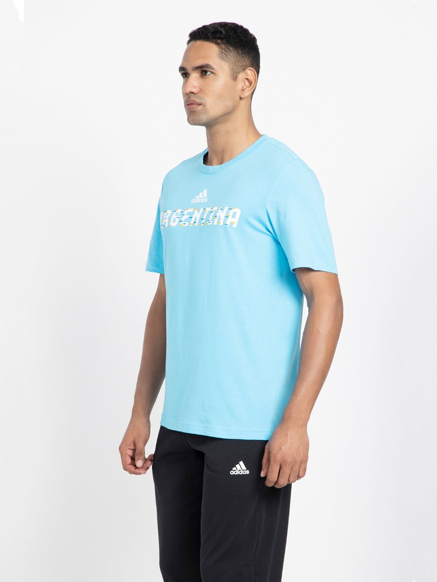 adidas Aqua Regular Fit Cotton ARGENTINA T-Shirt