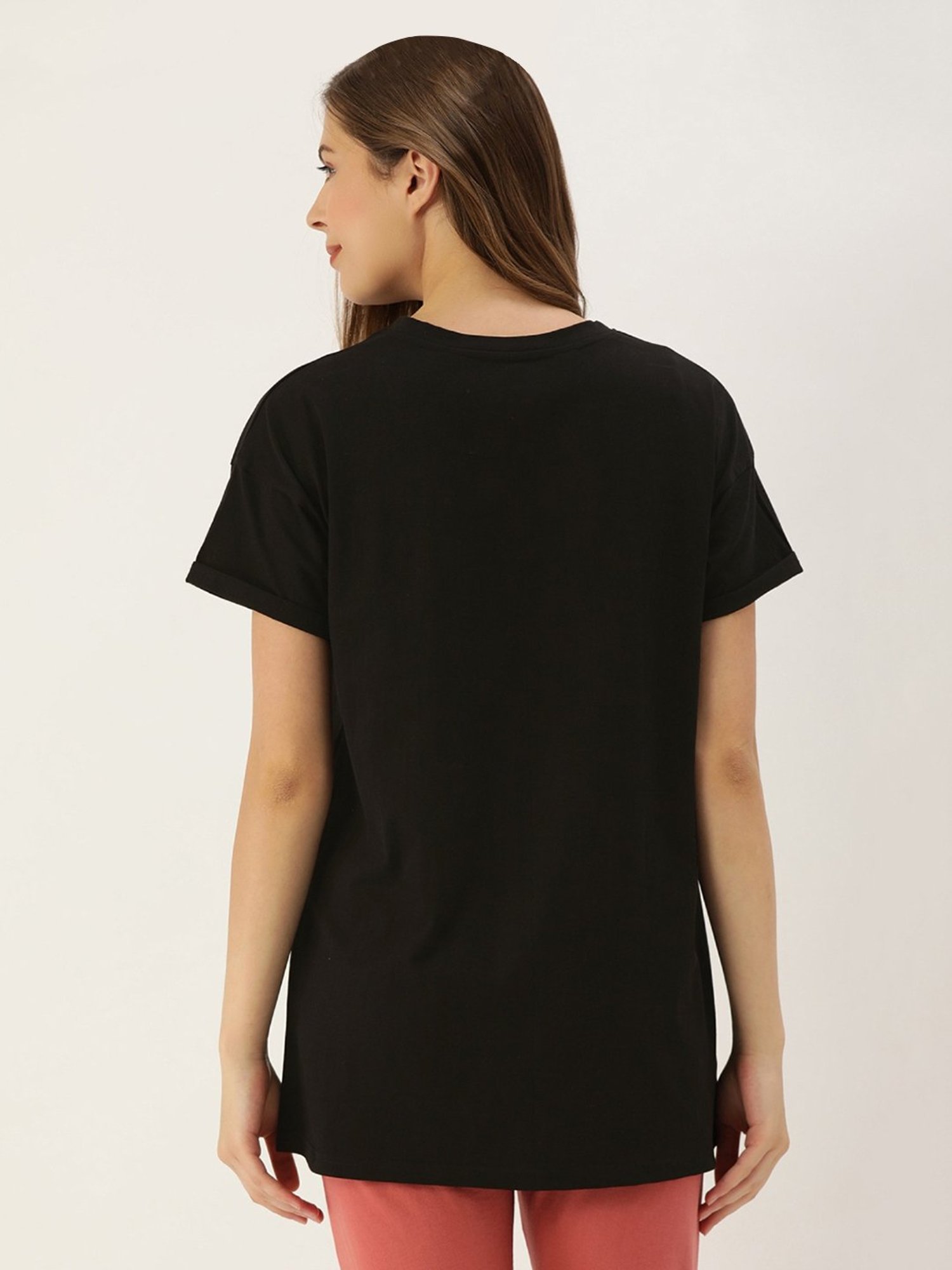 Clt.s Black Printed T-Shirt