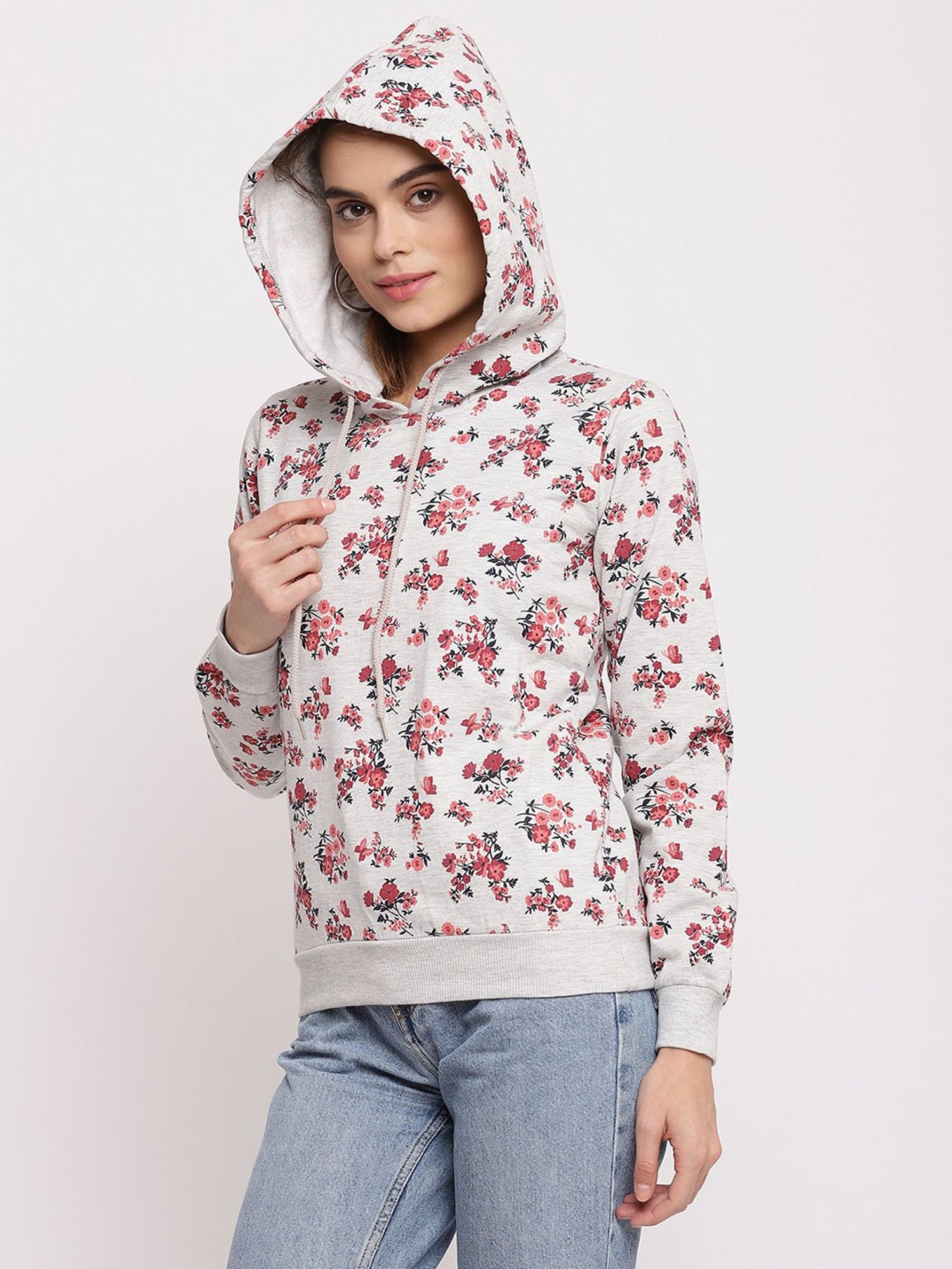 The Vanca Off White Hooded Sweatshirt