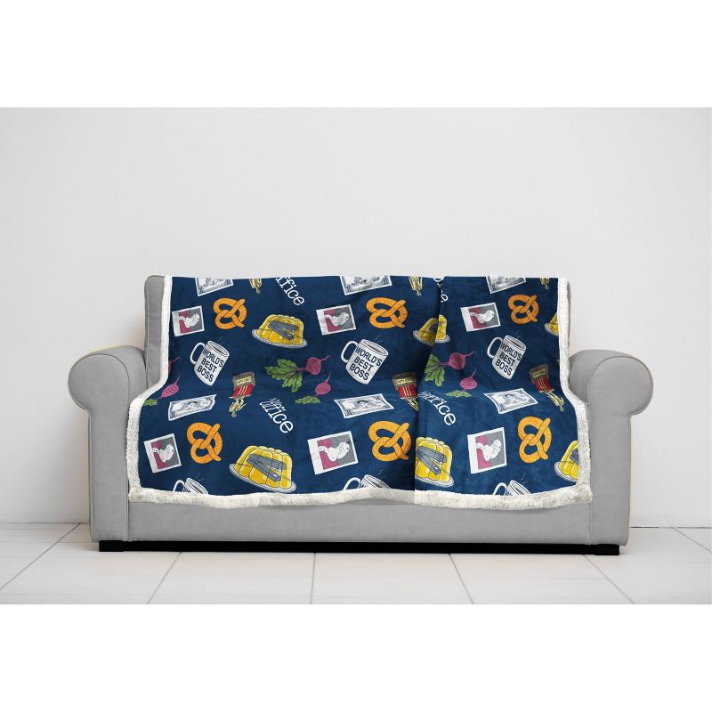 The Office Iconic Sherpa Blanket