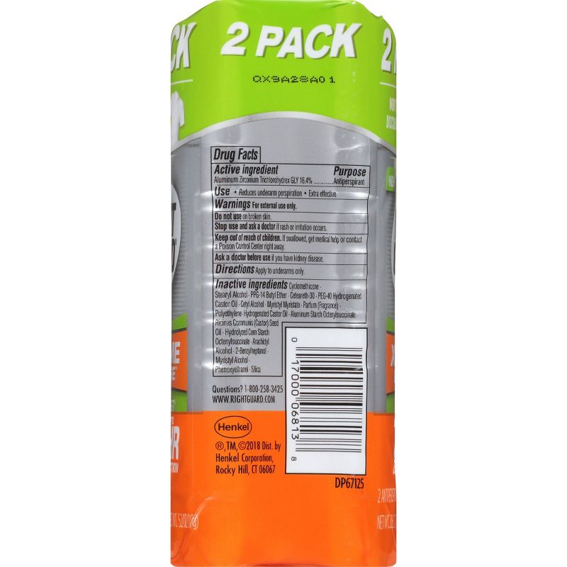 Right Guard Xtreme Invisible Solid Fresh Blast Antiperspirant & Deodorant - 2.6oz/2pk