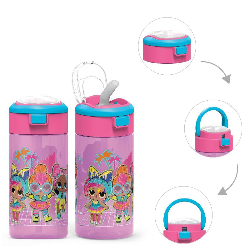L.O.L. Surprise! 18oz Plastic Flex Sip Water Bottle - Zak Designs