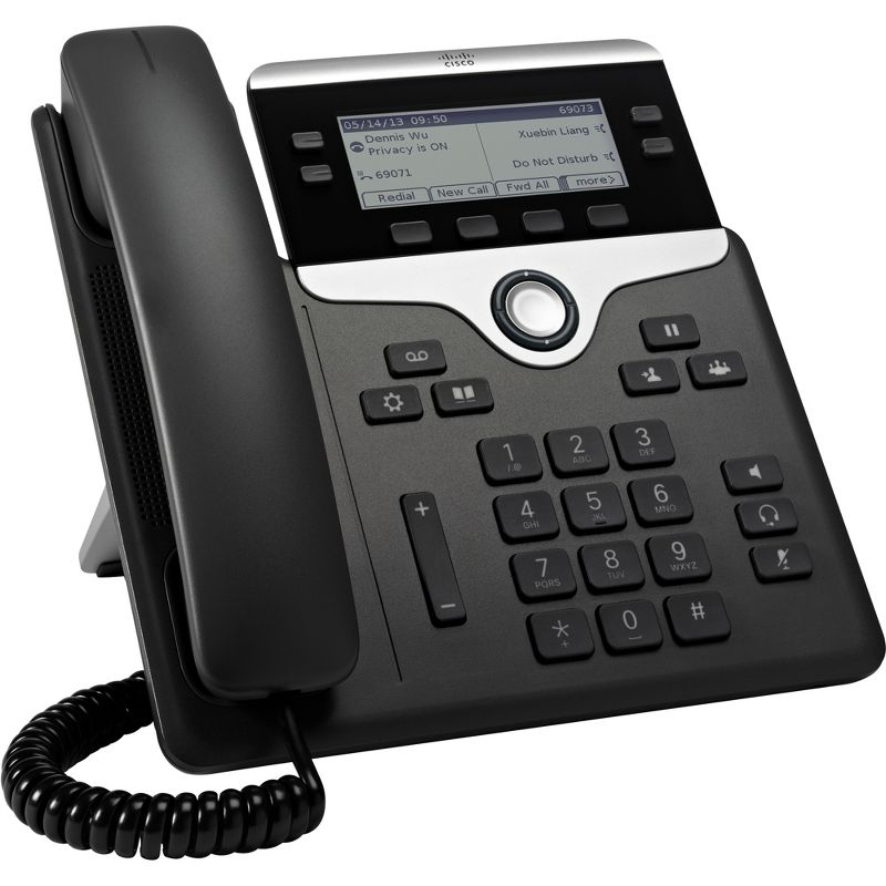 Cisco 7841 IP Phone - Wall Mountable - 4 x Total Line - VoIP - Caller ID - SpeakerphoneEnhanced User Connect License, Unified Communications Manager