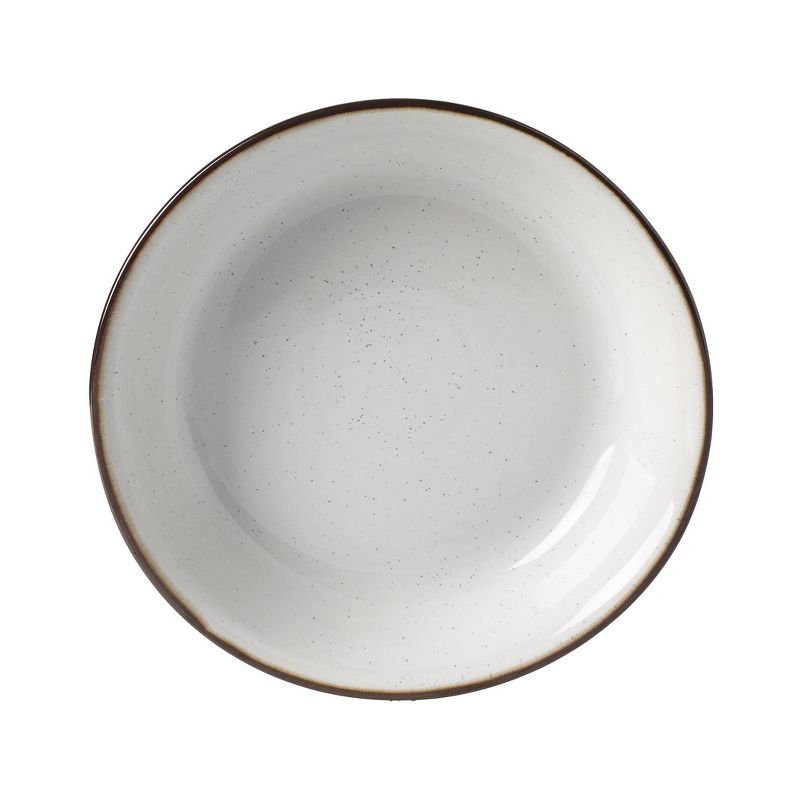 2pc Stoneware Geneva Shallow Nesting Bowls  - Tabletops Gallery