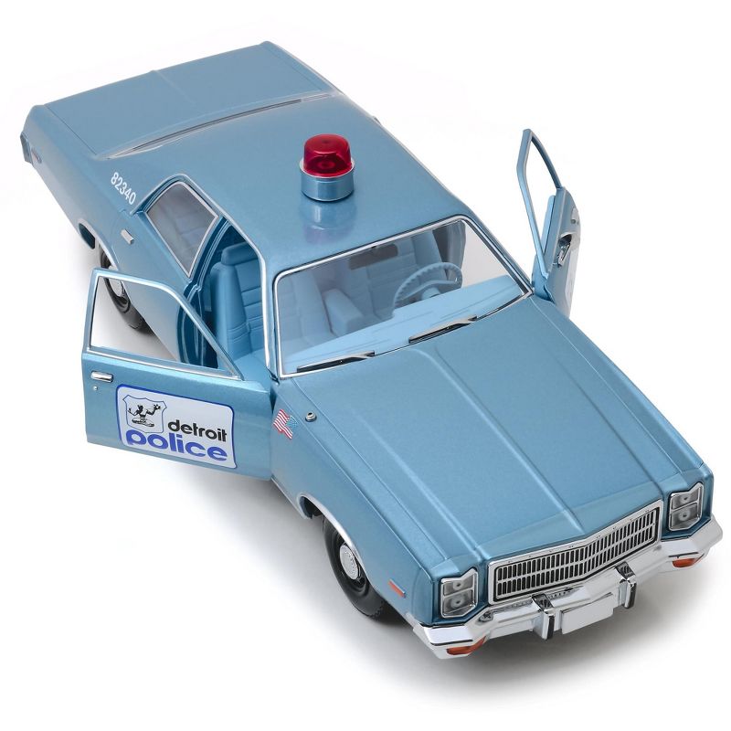 1977 Plymouth Fury Blue "Detroit Police" "Beverly Hills Cop" (1984) Movie 1/18 Diecast Model Car by Greenlight