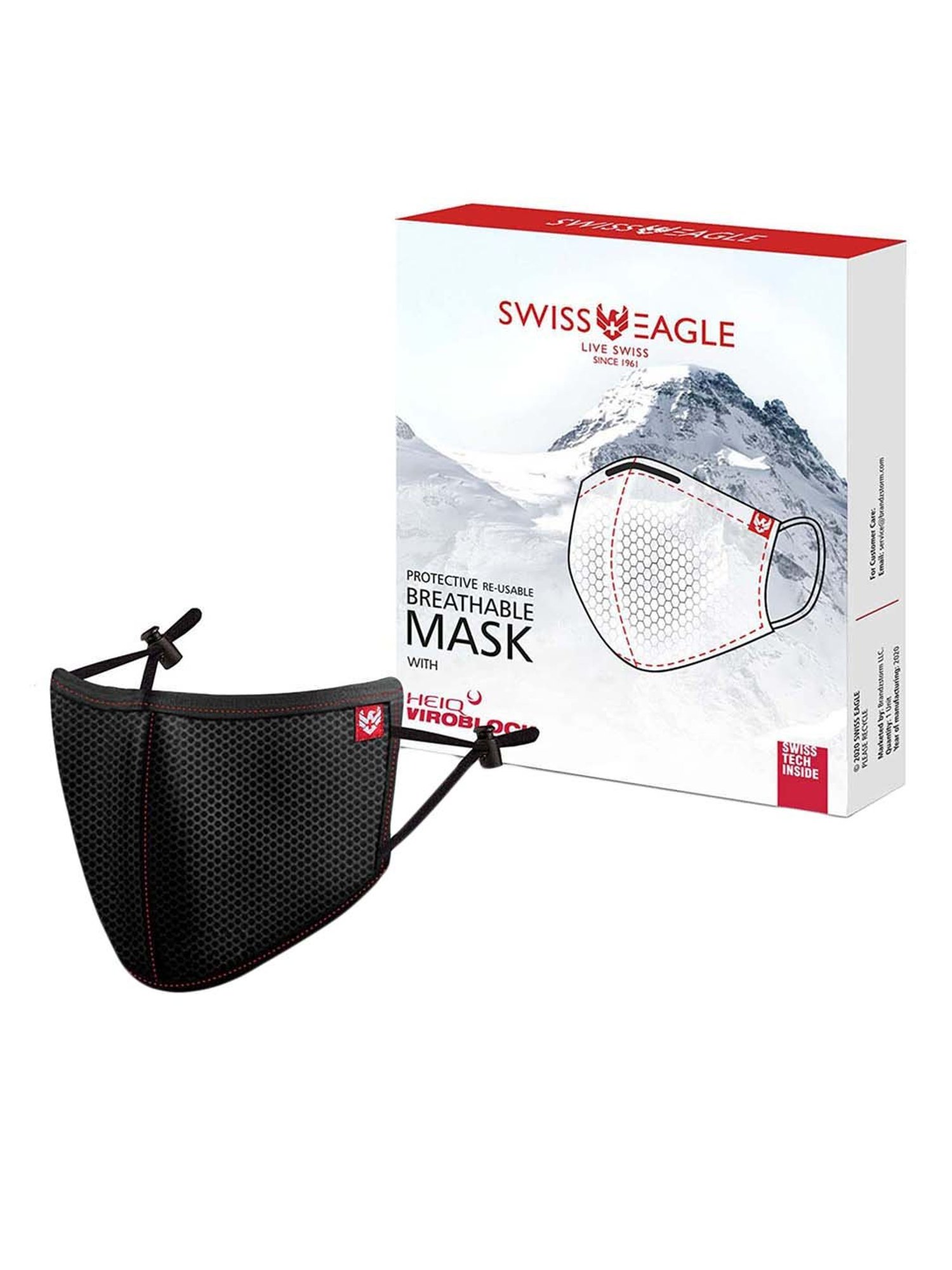Swiss Eagle 6 Layered Reusable Face Mask