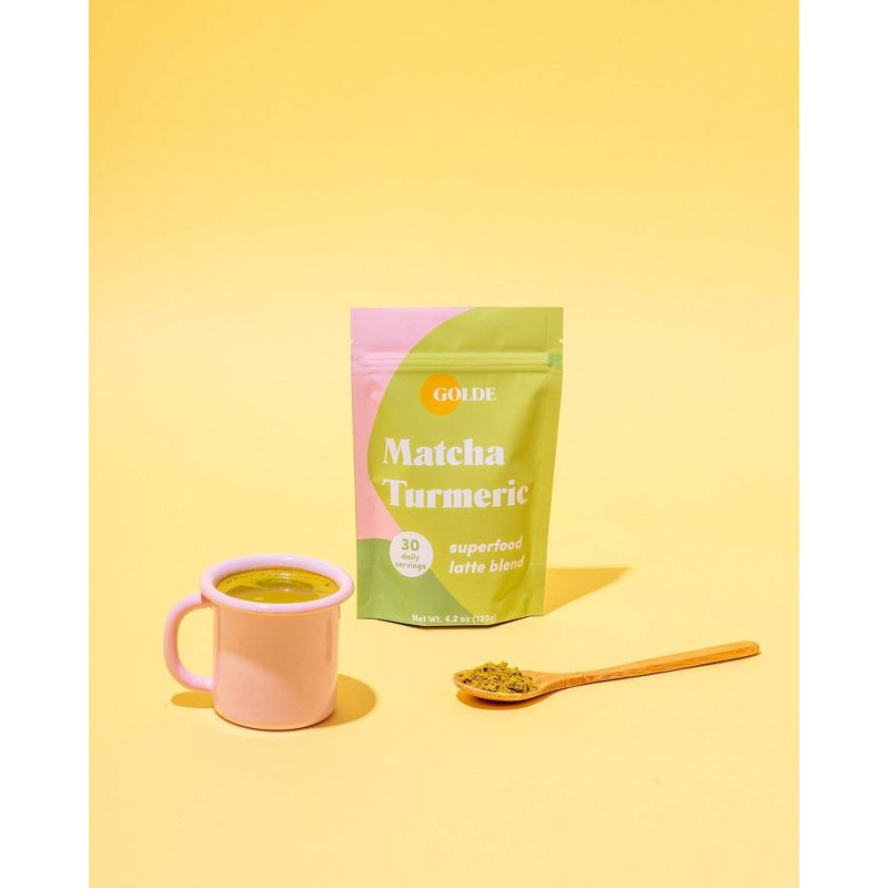 Golde Matcha Turmeric Superfood Latte Blend - 4.2oz