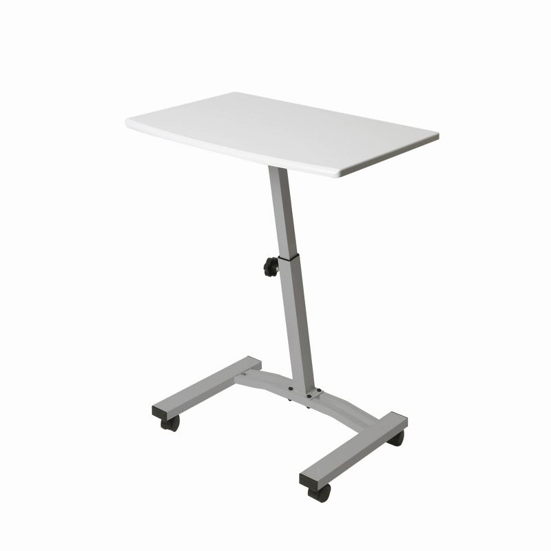 Airlift Mobile Laptop Computer Desk Cart White - Seville Classics
