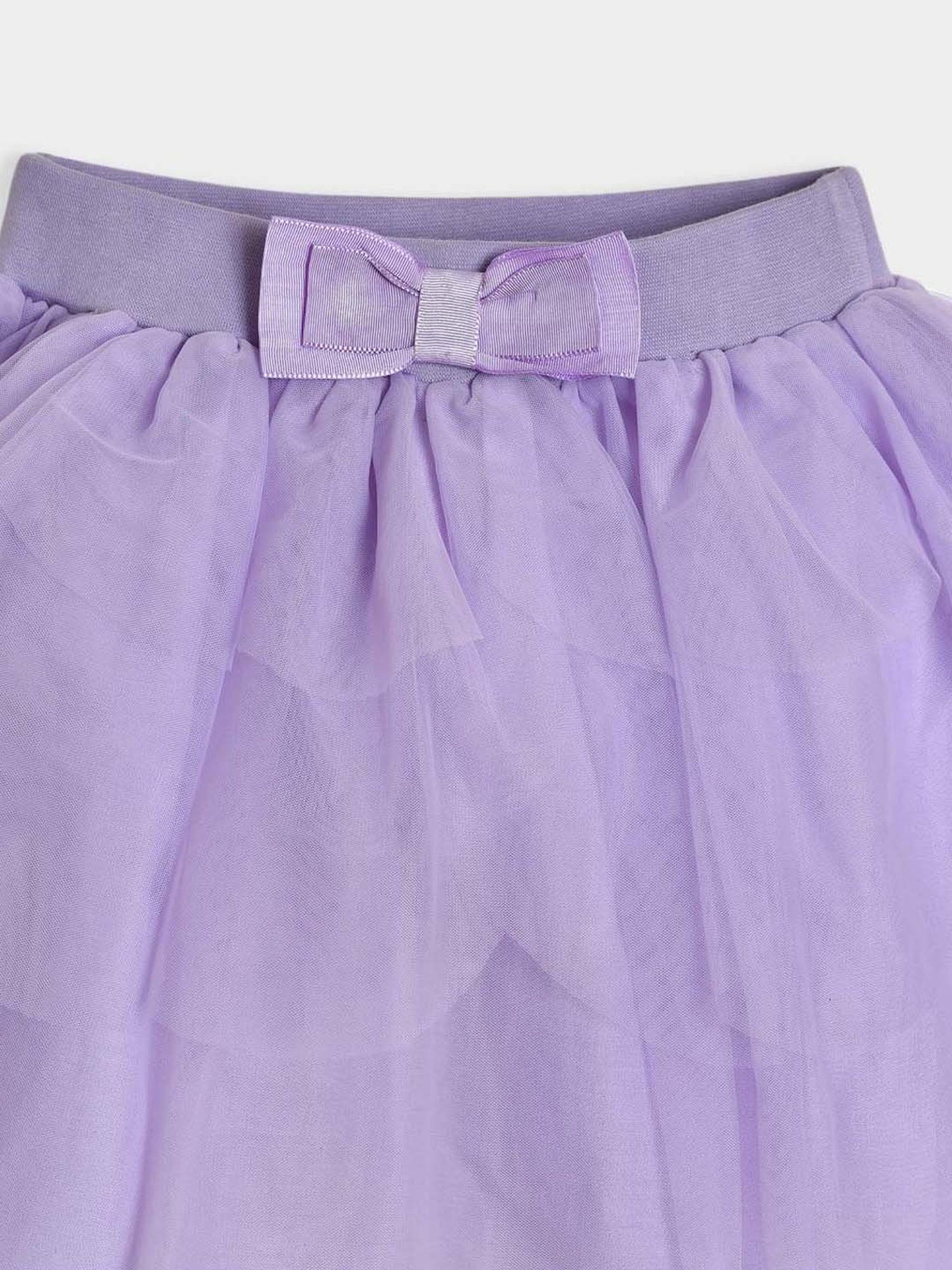 MINIKLUB Kids Blue Cotton Embellished Skirt