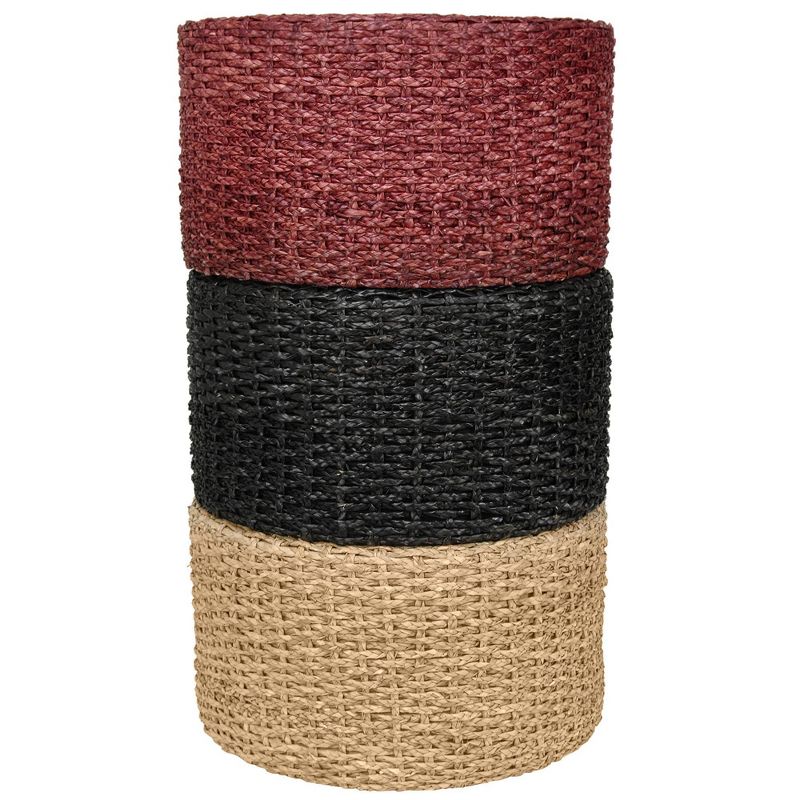 Rush Grass Knotwork Coffee Table/Ottoman Natural - Oriental Furniture