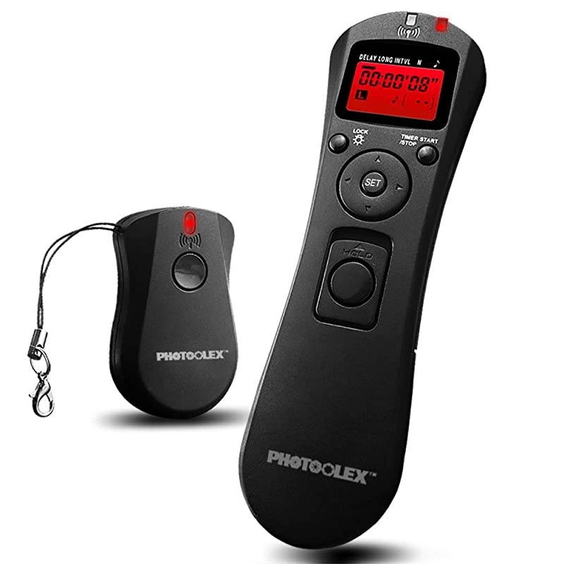 Intervalometer 2.4G Wireless Remote Control LCD Timer Remote Control Shutter Release for D90, D5000, D7000, D7100, D7200, D3100, D5100, D2, D3, D2H, D2Hs, D2X, D2Xs, D200, D300, D700 etc
