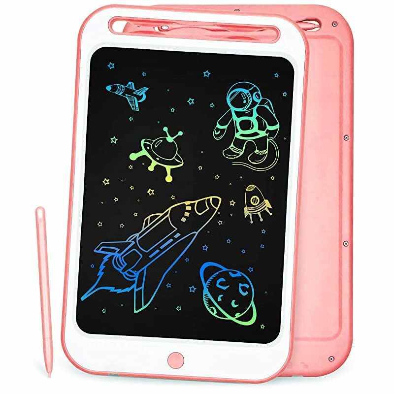 LCD Writing Tablet  10 Inches Colorful Electronic Writing & Drawing Doodle Board with Memory Lock Digital Writing Pad for Age3+
