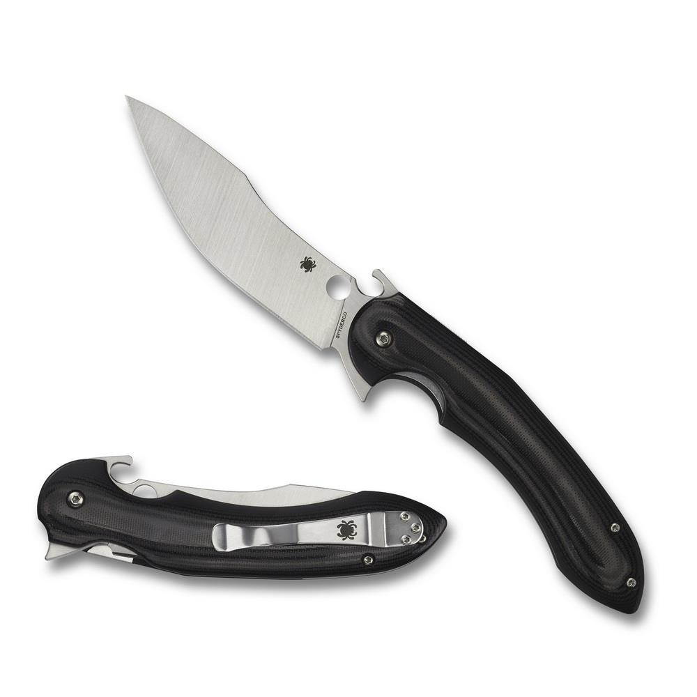 Spyderco Tropen Folder 4.02 in Plain Polished G-10 Handle