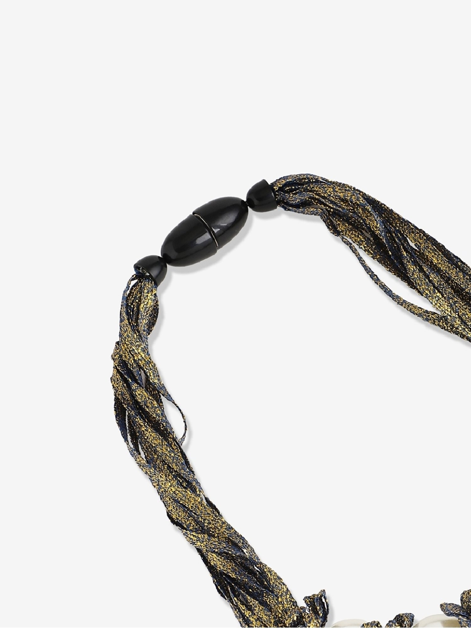 Sohi silver plated pearls casual necklace for women