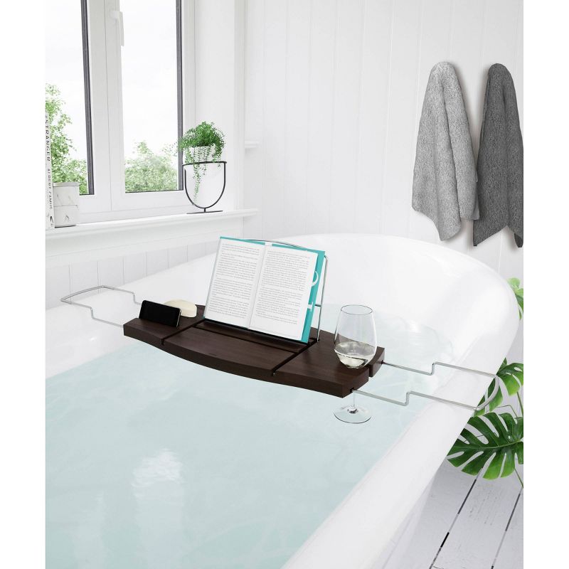 Aquala Bath Tub Caddy Brown - Umbra