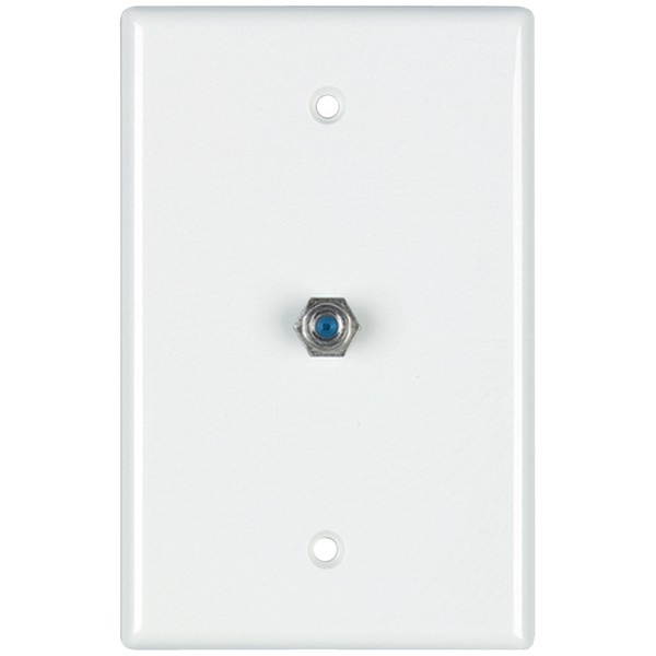 DataComm Electronics 32-2024-WH 2.4GHz Coaxial Wall Plate (White)