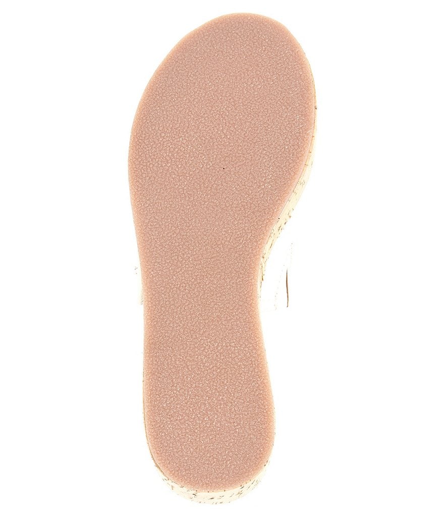 Carvela Kue Leather Wedge Sandals