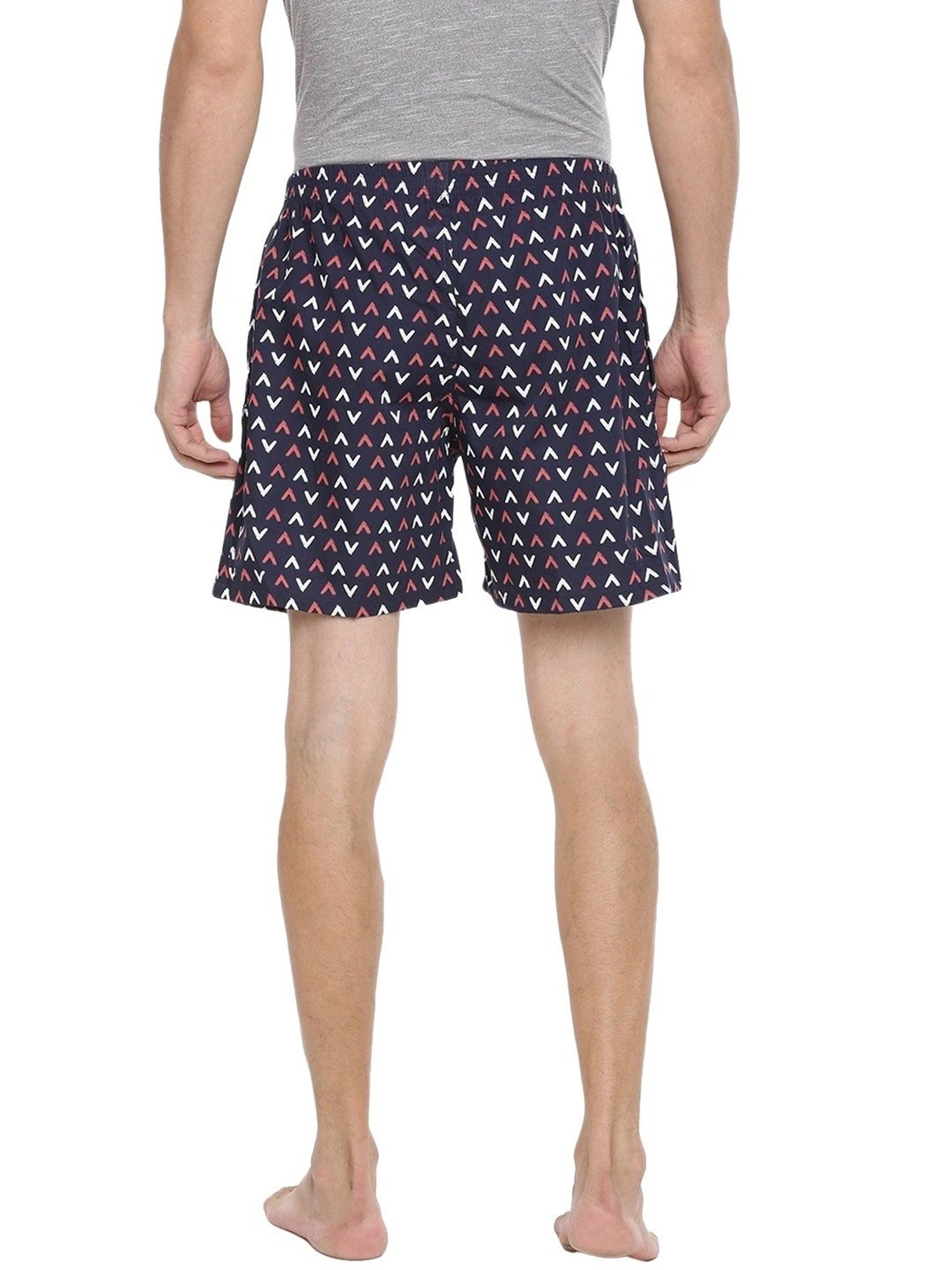 Force NXT Multicolored Cotton Regular Fit Printed Boxers - Pack Of 3