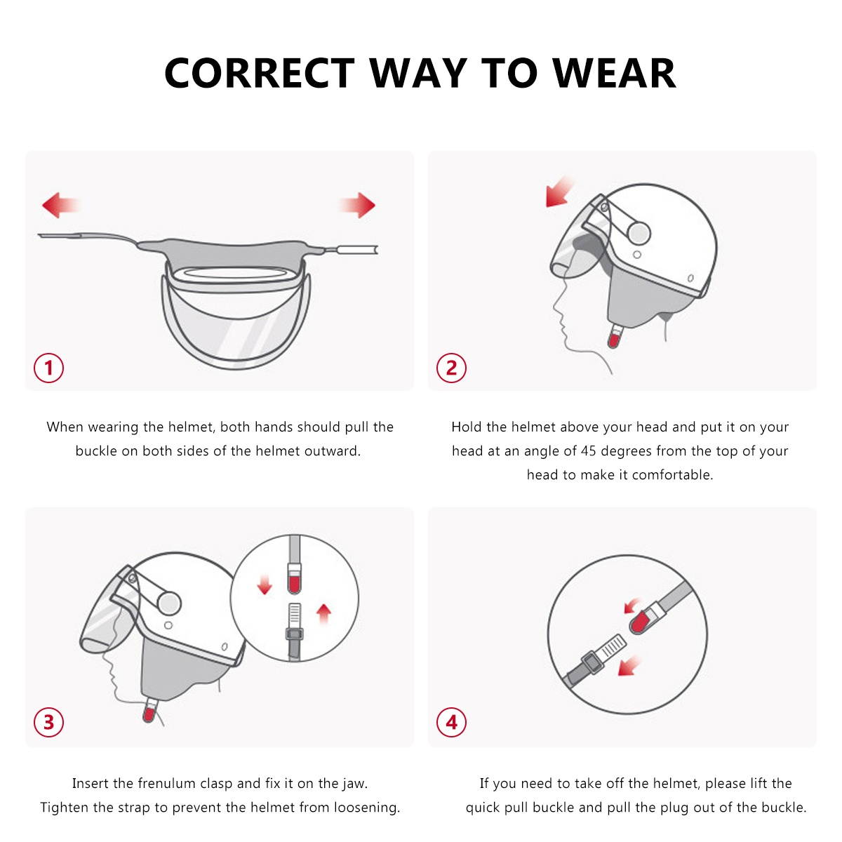 Adorable Motorcycle Helmet Fashion Cycling Helmet Protective Cap Outdoor Sports Motorcycle Riding Hat for Woman (Pink)