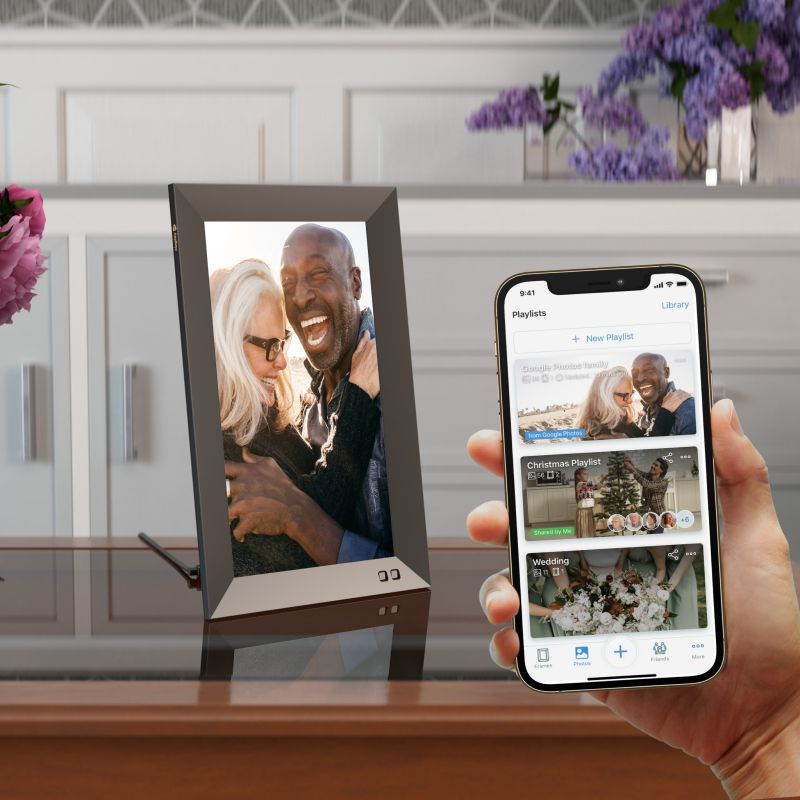 Nixplay 13 Inch Full HD Smart Digital Photo Frame W13D - Share Via Email or App