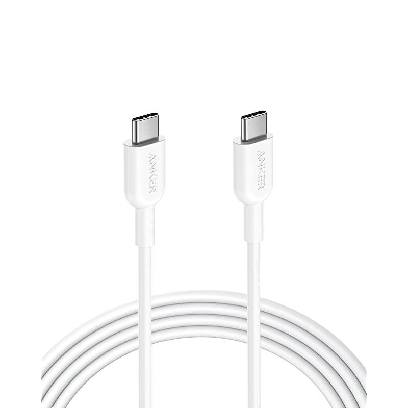 Powerline II USB C to USB C 20 Cable 6ft USBIF Certified Power Delivery PD Charging for Apple MacBook Huawei Matebook iPad Pro 2018 Chromebook Switch and More TypeC DevicesLaptops