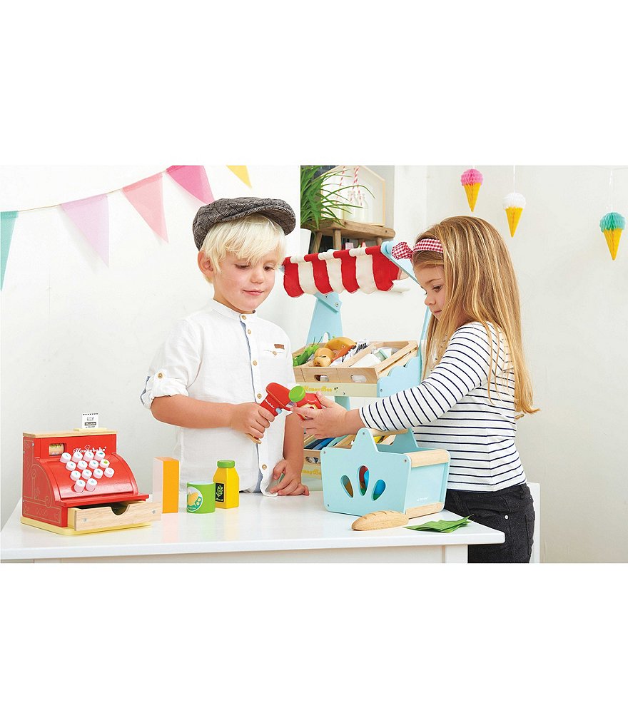 Le Toy Van Honeybake Grocery Basket Set & Scanner