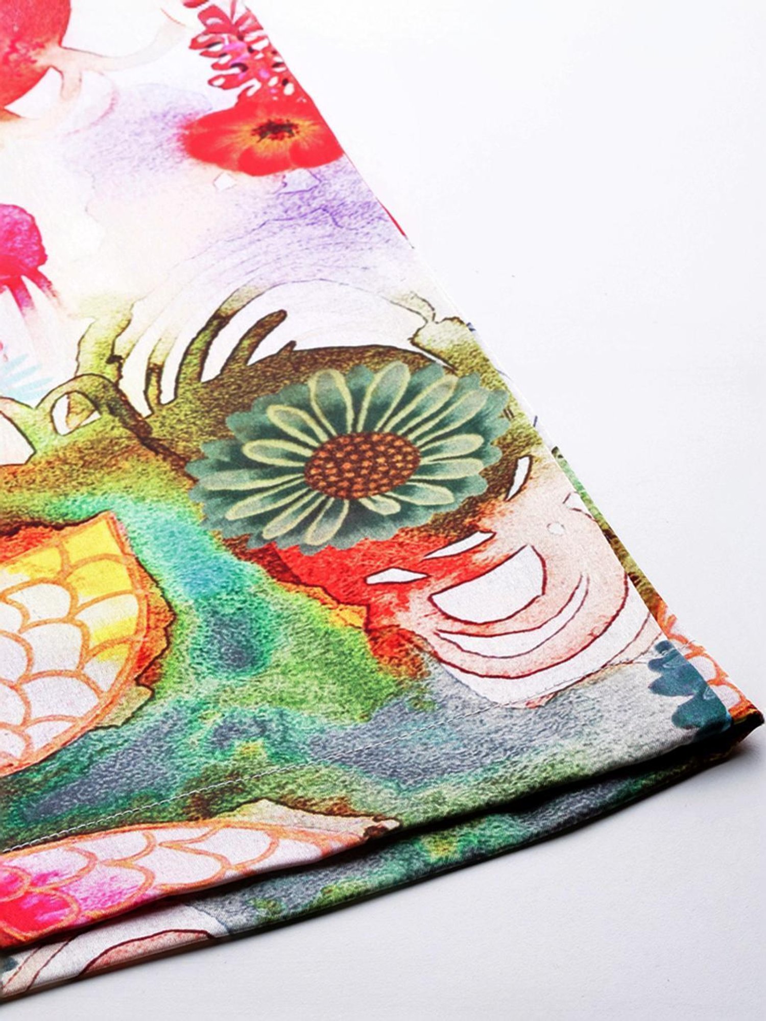 Varanga Multicolored Floral Print Top Pant Set