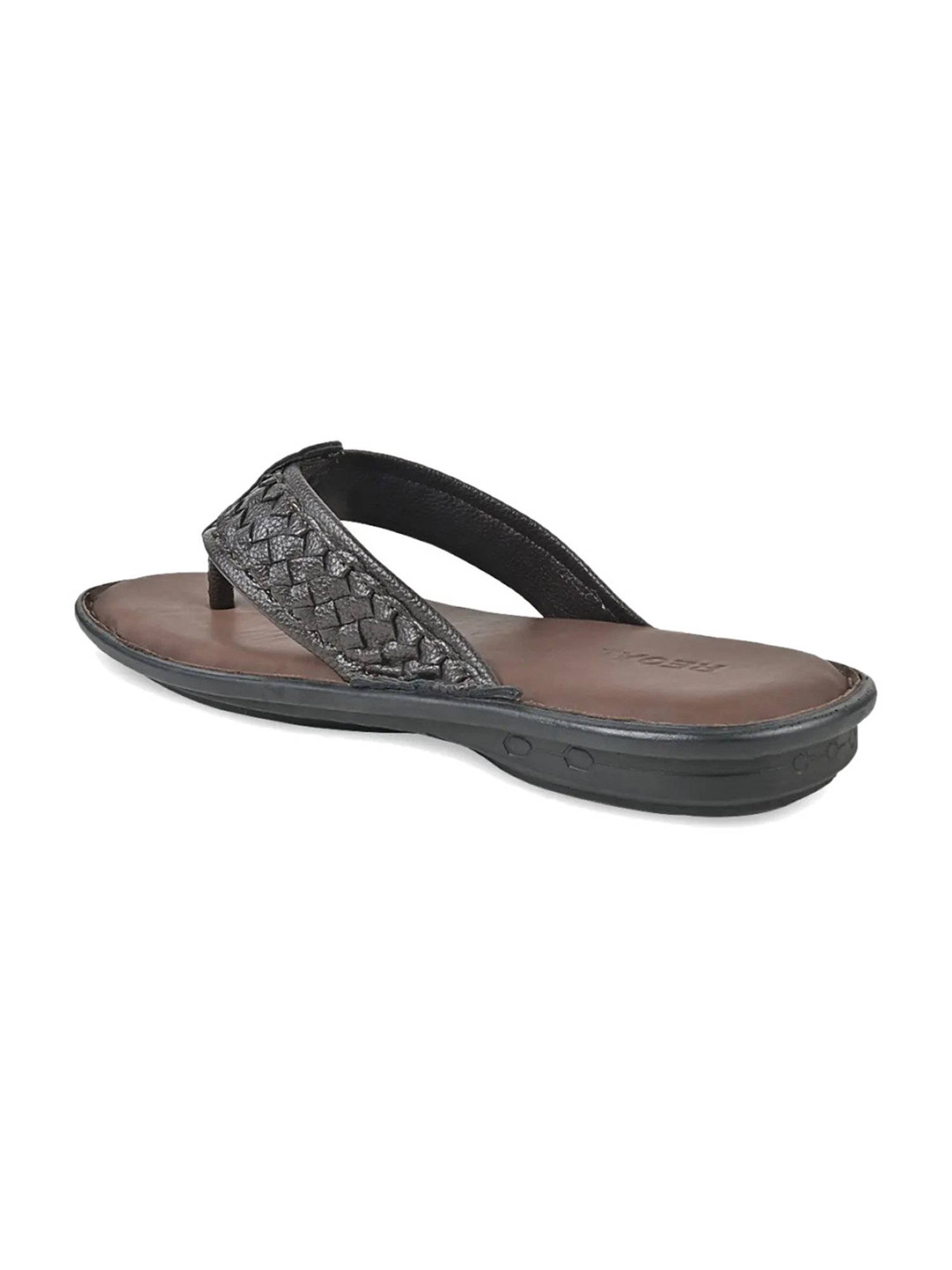 Regal Men's Brown Thong Sandals