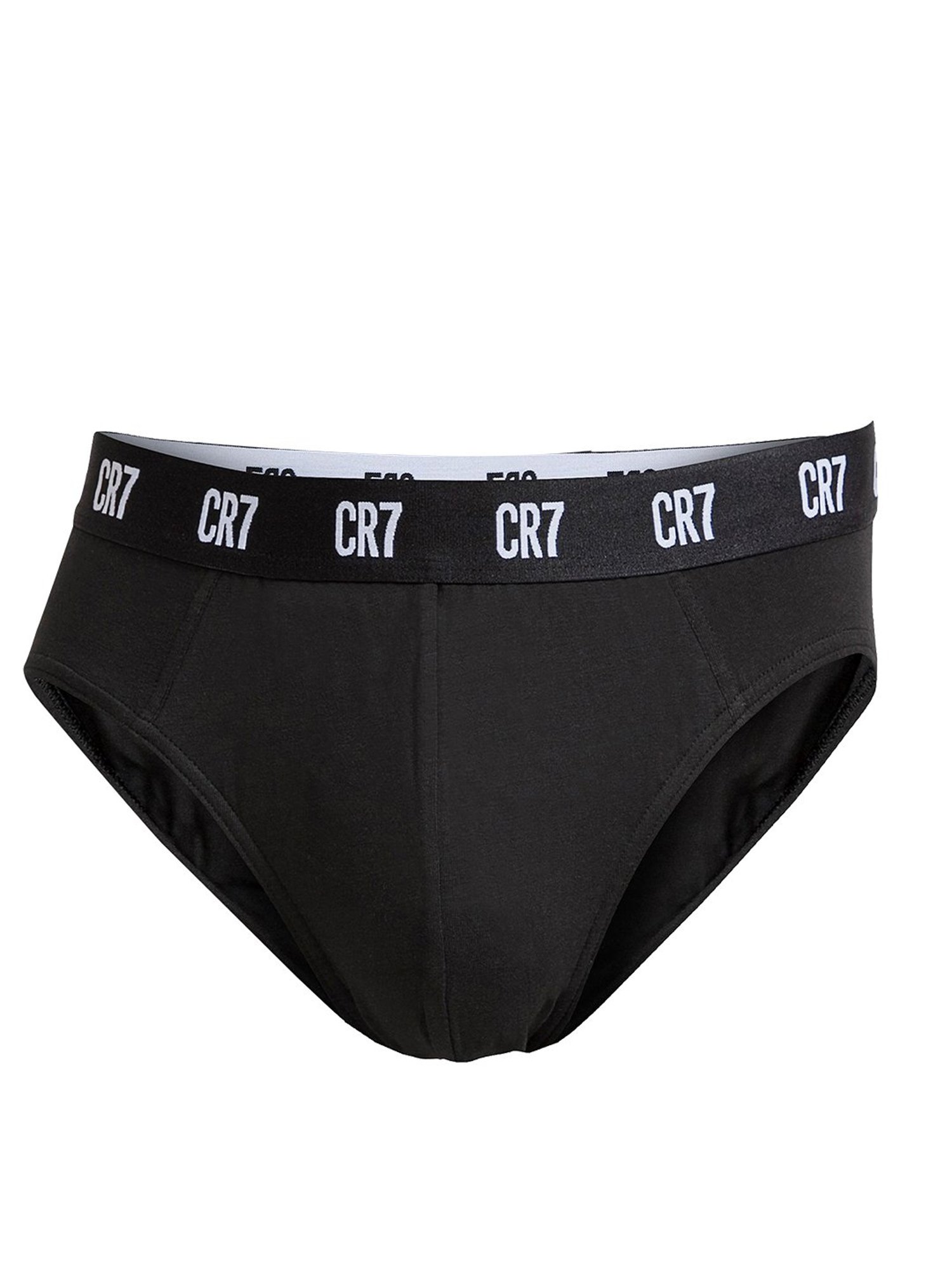CR7 Black Comfort Fit Basic Briefs - Pack of 3