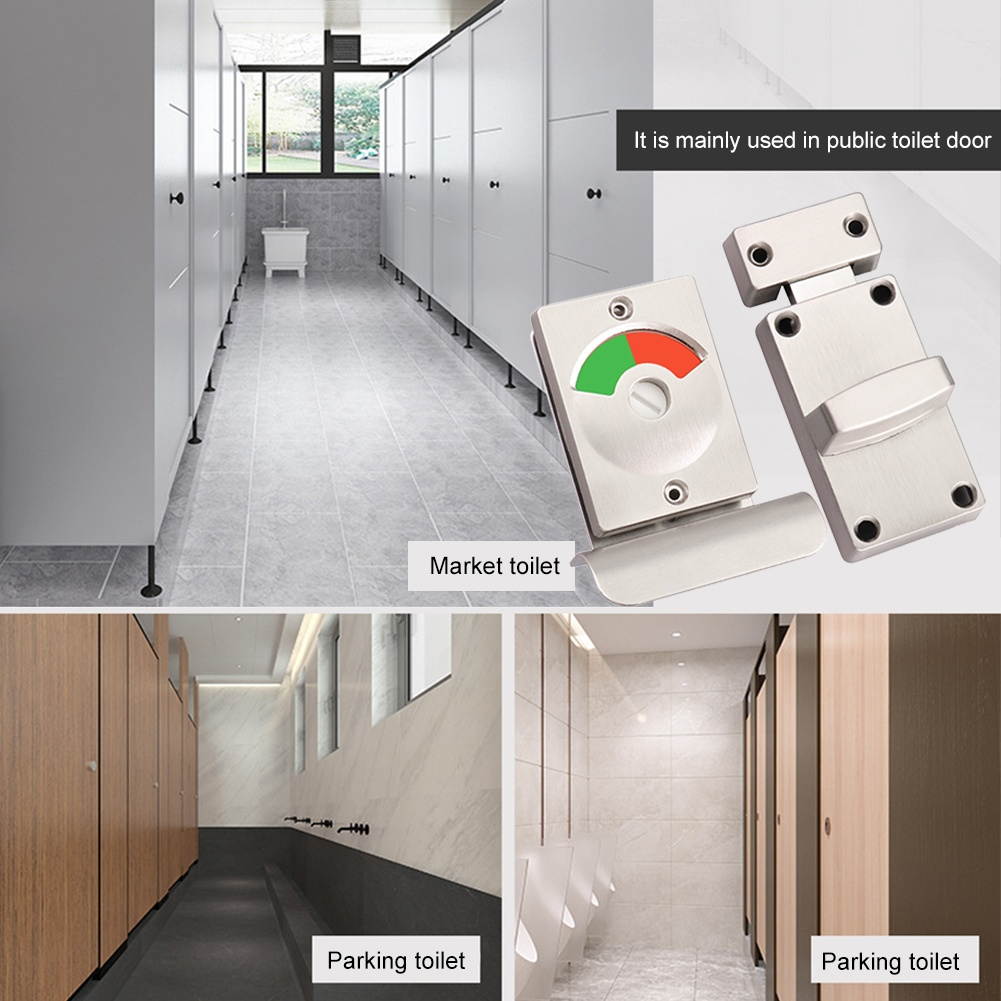 Dressing Room WC Hardware Vacant Engaged Indicator Door Lock Home For Bathroom