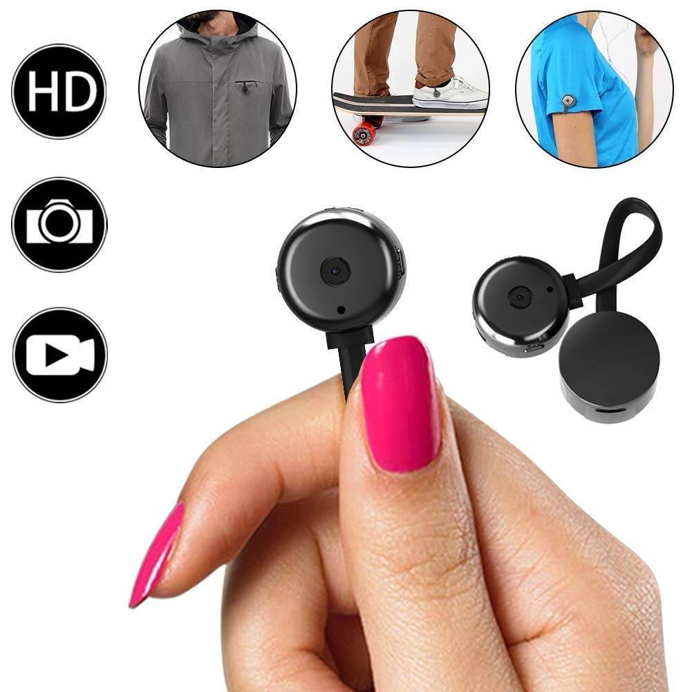 Mini Magnetic Attraction Camera, HD 1080P Smallest Nanny Camera Portable Video Recorder with Motion Detective Perfect Outdoor Pocket Camcorder  A11