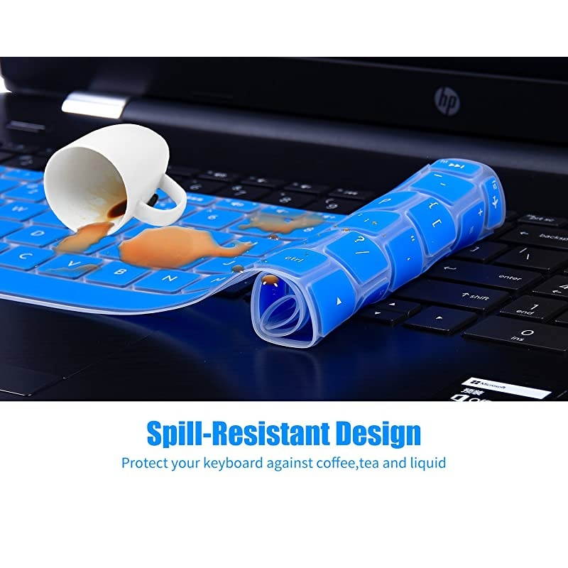 Protector Skin Cover Compatible HP Pavilion 15.6" 2018 New Series,HP Pavilion x360 15-BR075NR,HP Pavilion 15-BS 15-BW 15-CC 15-CB 15-CD,HP ENVY x360 15M-BP 15M-BQ,17.3"HP ENVY 17M 17-BS(Blue)