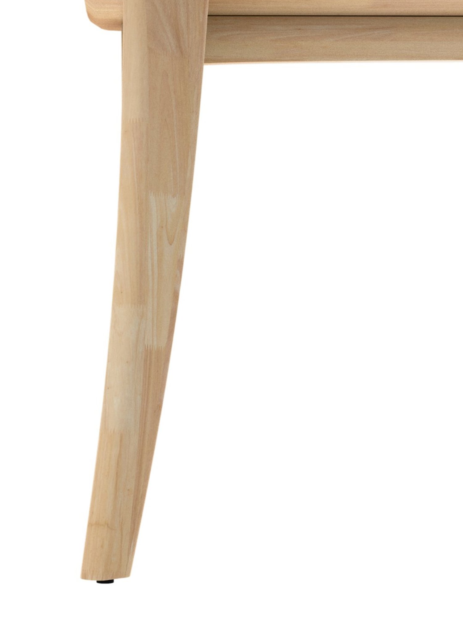 Godrej Interio Sandcastle Beige Rubber Wood 6 Seater Rectangular Dining Table