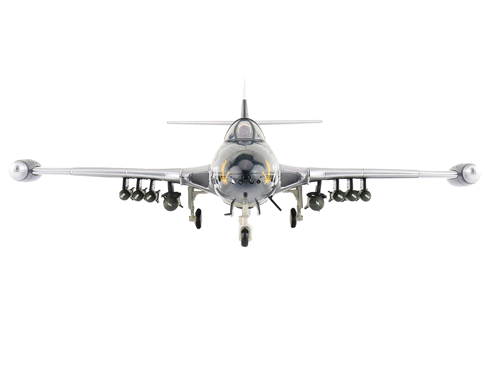 Grumman F-14B Tomcat Fighter Aircraft "VF-103 Jolly Rogers USS George Washington" (2000) United States Navy "Air Power Series" 1/72 Diecast Model by Hobby Master