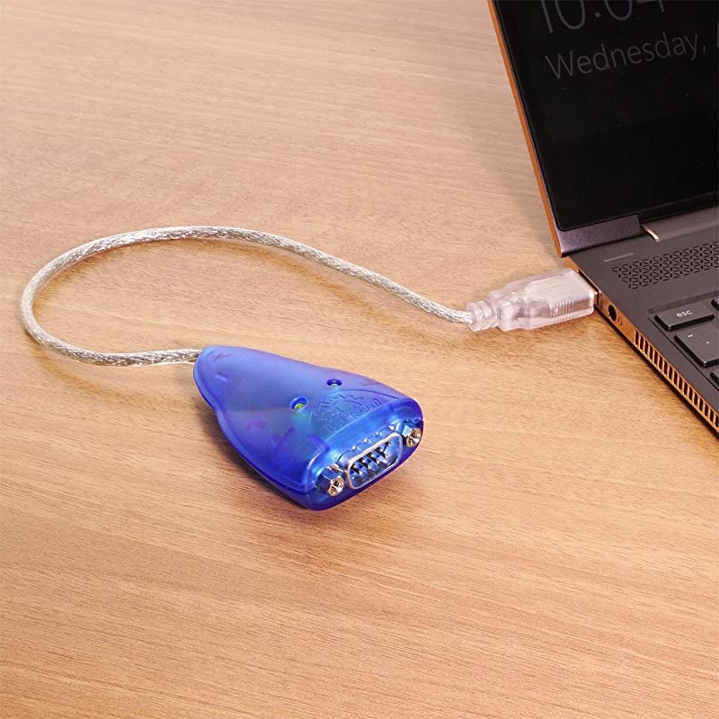 USB to Serial Adapter RS232 DB9 Male Windows 10 8 7 and Mac