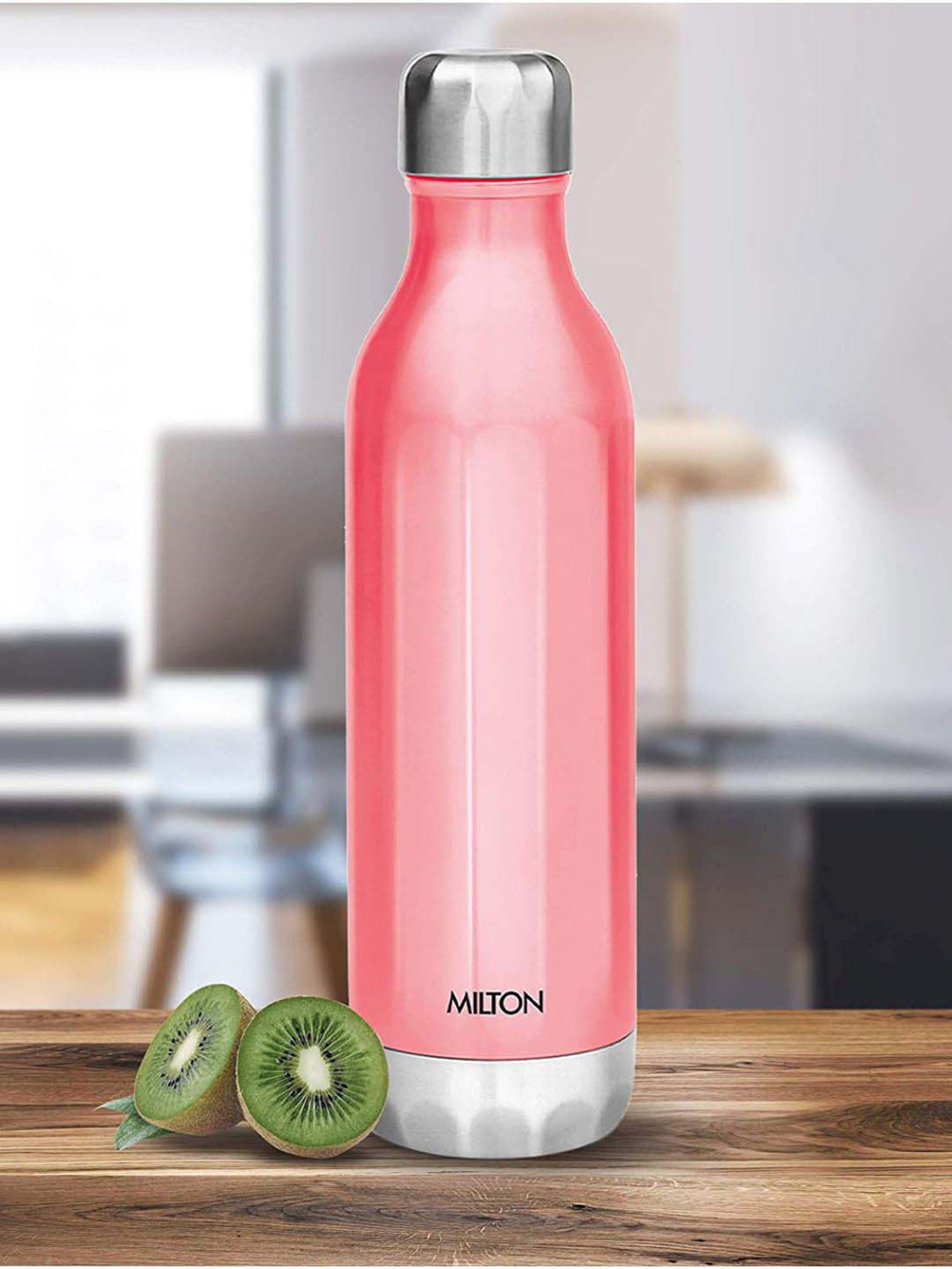 Milton BLISS 900 Thermosteel Vaccum Insulated Hot & Cold Water Bottle, 820 ml, Pink