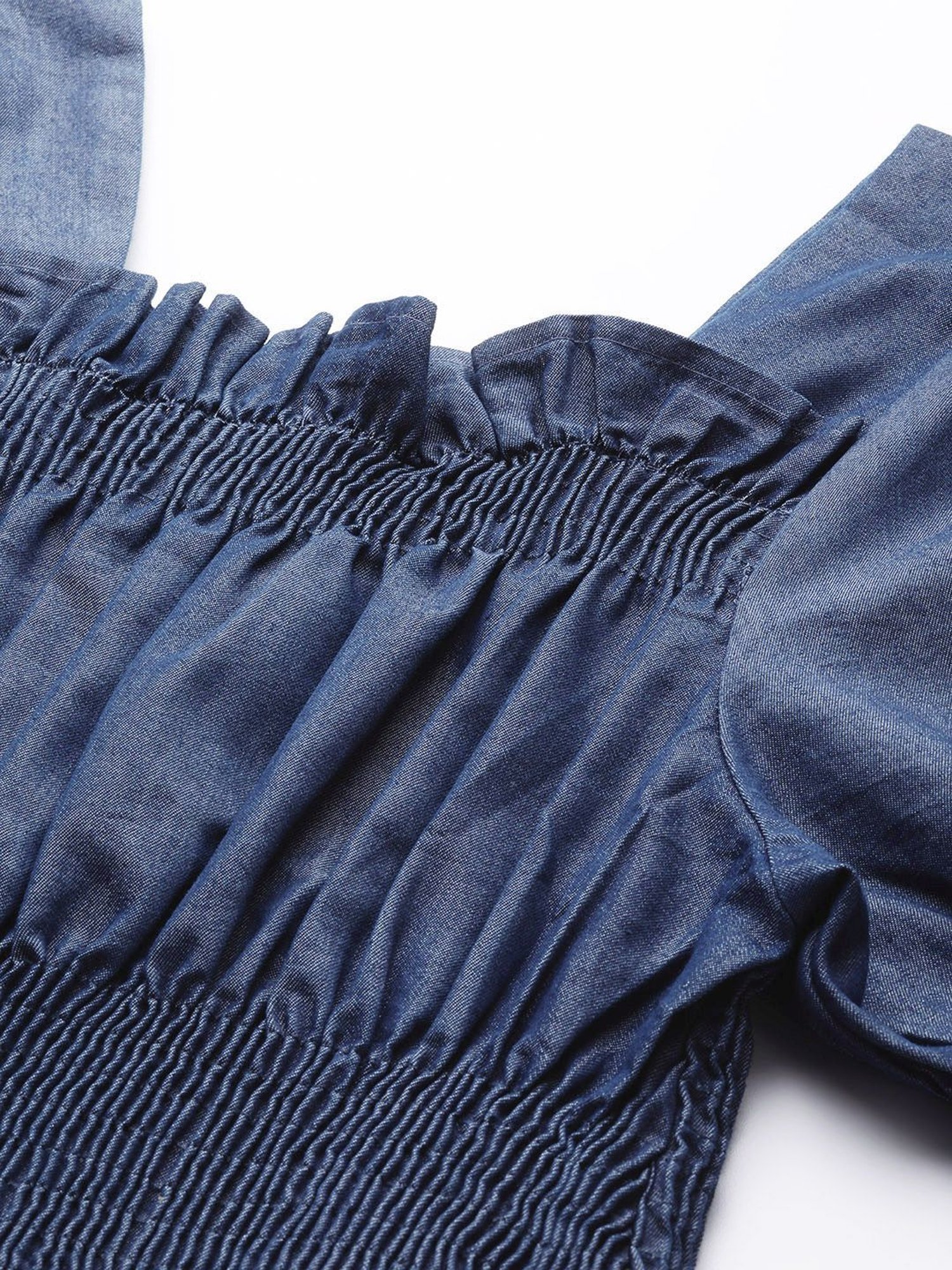 Ishin Navy Regular Fit Top