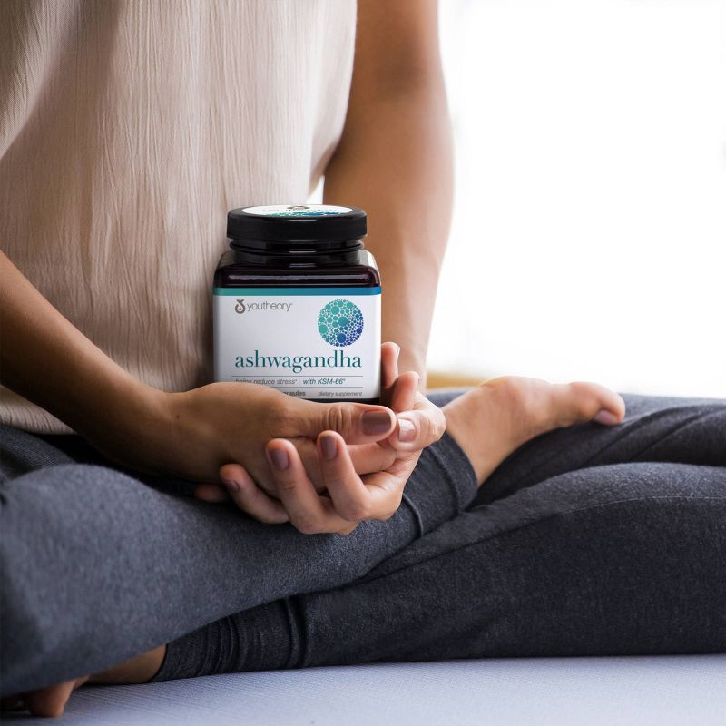 Youtheory Ashwagandha Capsules - 60ct