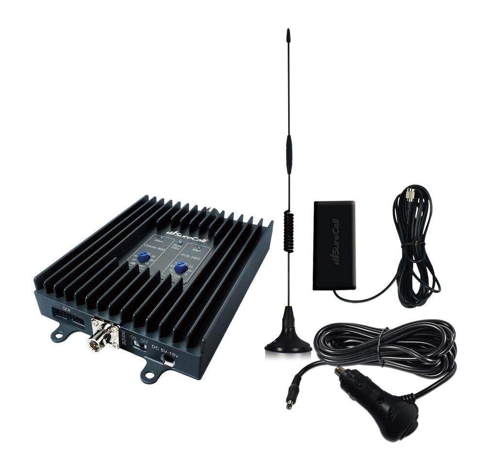 SureCall Flex2Go 3G Vehicle Mobile Cell Phone Signal Booster | SC-DualM-50-KIT