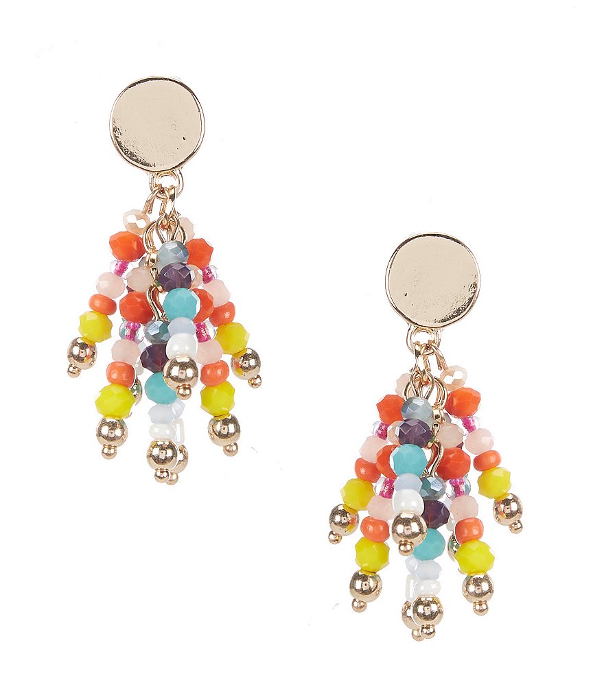 Beaded Tassel Earrings